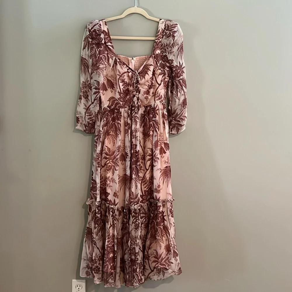NWT Cara Cara Estela Midi Dress Medium - Picture 2 of 5